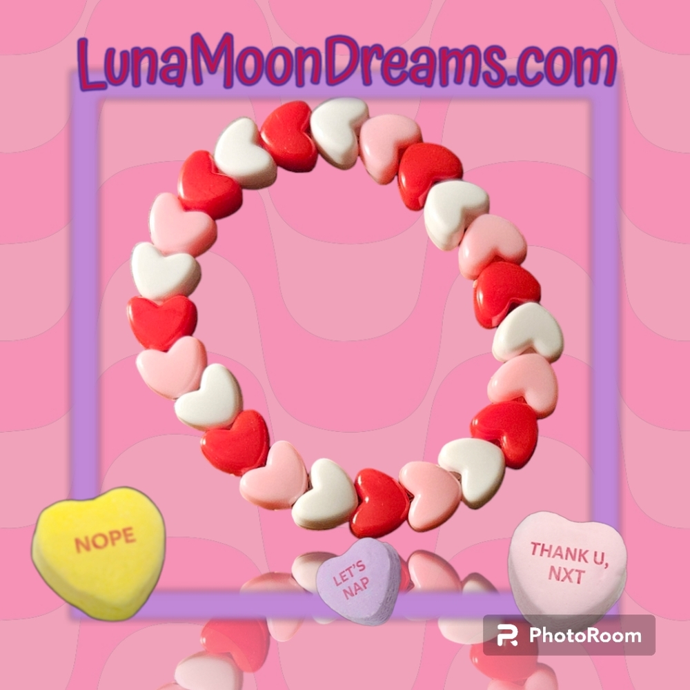 Valentines Hearts Bracelet